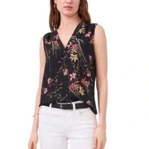Vince Camuto V Neck Blouse